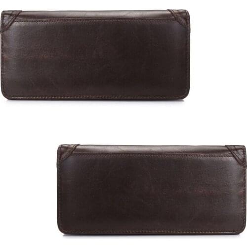 Credit Card Driver License Leather Bifold Wallet Zipper Coin Purse Cash Pocket Organizer Passport Holder Pouch