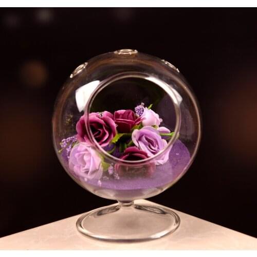 10*11.5cm Glass Terrarium Vase Fleshier Plant Bottle Diameter=10cm Height=11.5cm Microscape Hydroponic Plants Wedding Decoration