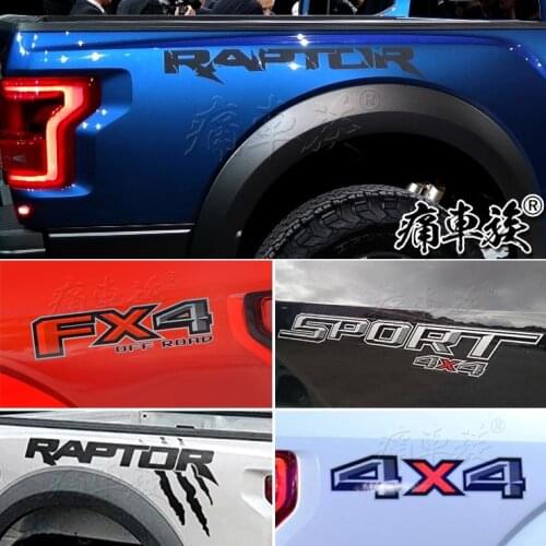 Sticker Ford Raptor 2107 Rear trunk 4X4 FX4 decoration modified car sticker