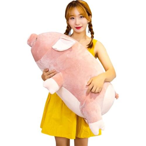 Super Soft CartoonPig Toy Cute Piggy Pillow Bed Sleeping Hug Doll Ragdoll for children Girl Gift Decoration DY50839