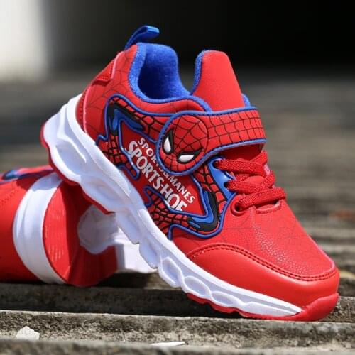 Womens sports shoes Baskets dessin animé Disney Mickey Mouse pour enfants, chaussures d'école blanches pour garçons et filles