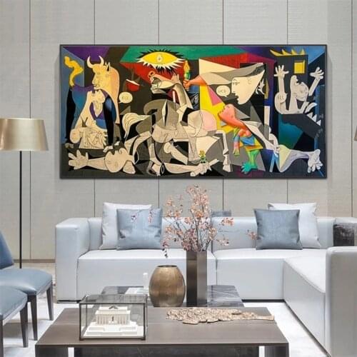 Famous Guernica Picasso canvas art posters and prints reproductions Picasso paintings used for home wall decoration pictures
