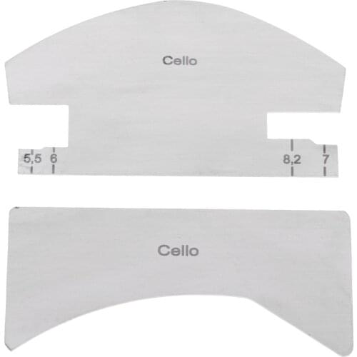 1pc/2pcs Metal Violin Bridge Fingerboard Templates 1/2 3/4 4/4 Violin Cello Viola Bridge Template Violin Cello Double Bass Acces
