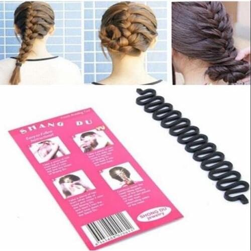 1PCS Spider hair braider hair clips band made the braided hair styling tools centipede braid aid hair beauty tool