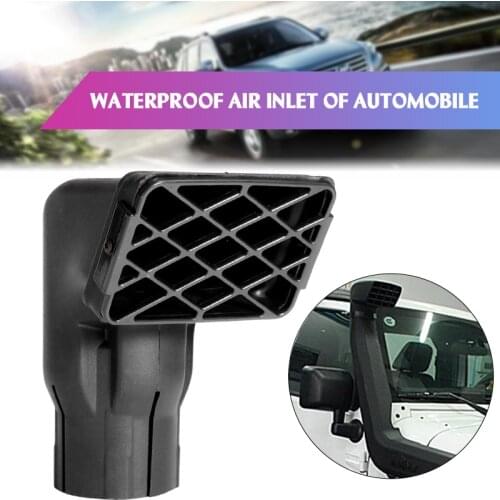 1PC Intake Head Black Car Air Intake Ram Fit Off Road Replacement Mudding Snorkel Head Air Intake Ram Head For SUV Car