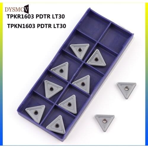 10pcs TPKR 1603 PDTR LT30 TPKN 100% Original carbide insert CNC Blade Milling cutter inserts CNC lathe Mill Cutting Turning Tool