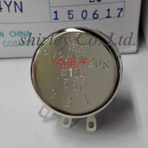 100% new Original TOCOS RV24YN20SB104 100K RV24YN 20S B104 potentiometer switch