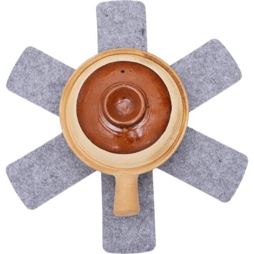 12 Pcs/set Pot and Pan Protectors Gray Pads Non Stick Pot Pad Cookware Protector Set(Grey,4pcs 38CM, 4pcs 35CM and 4pcs 26CM)