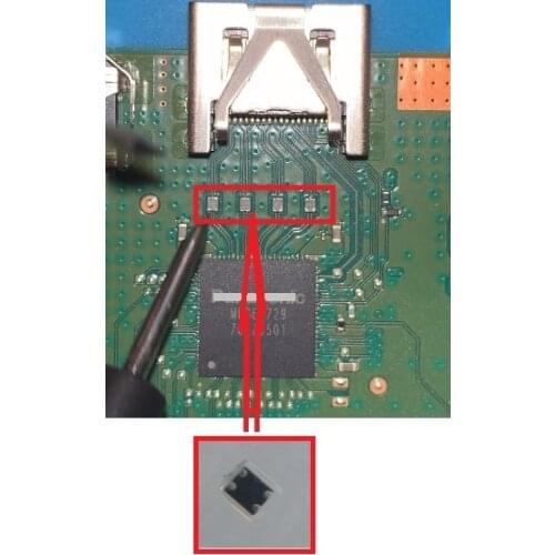 20pcs-200pcs For PS4 Pro NVA001/ For PS4 Slim EMI Choke Coil Filters on Motherboard Fix Part