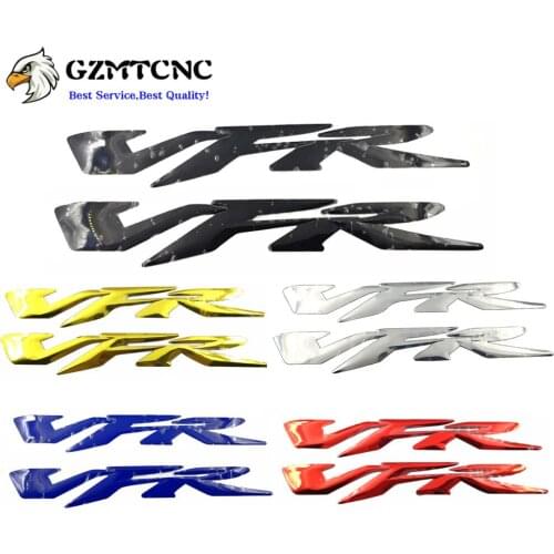 Motorcycle 3D Raised VFR Stickers For Honda VFR 400 800 1200 Motorbike Fairing Body Side Decorative Decals Emblem Badge VFR800