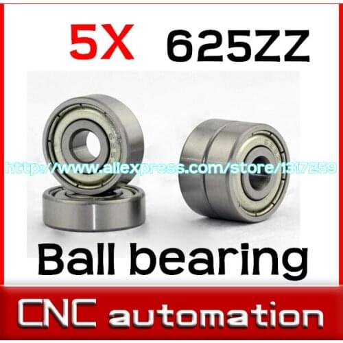5pcs 625 ZZ Miniature Bearings Mini ball bearing 5x16x5mm radial shaft