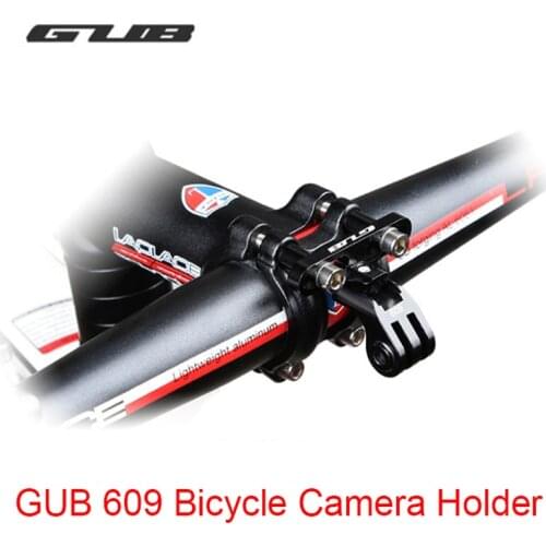 GUB 609 Aluminum Bike Holder Adapter for GoPro Camera And Light Lamp Holder Bicycle Stem Mount Accessory Digital Cameras