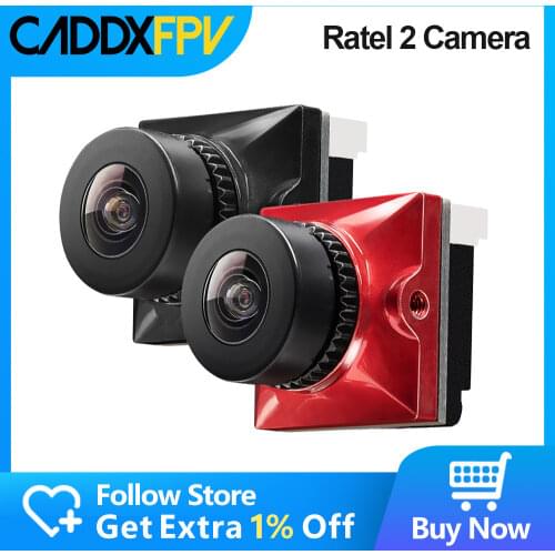 CADDX Ratel 2 Camera Use DJI Air Unit Lens Full-Weather Camera Thickeded Frame and Crashproof Distortionless 5 Mega-Pixel