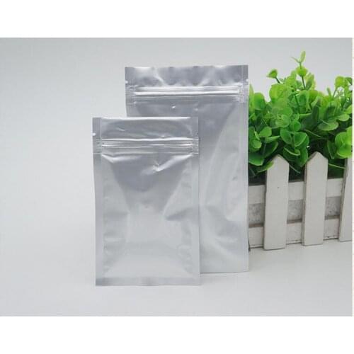 Customized 18x26CM Food grade Self Sealing food Bags Aluminum Foil Tea Ziplock Grains sealed bags