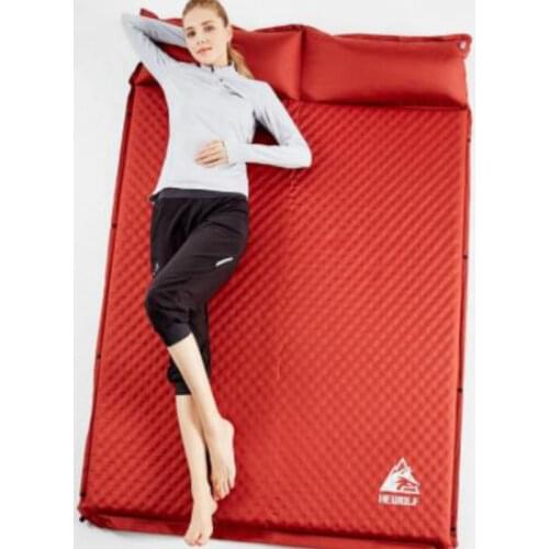 2 Person Thick 5cm Automatic Inflatable Mattress Beach Cushion Anti Moisture Pad Hking Fishing Picnic Travel Outdoor Camping Mat