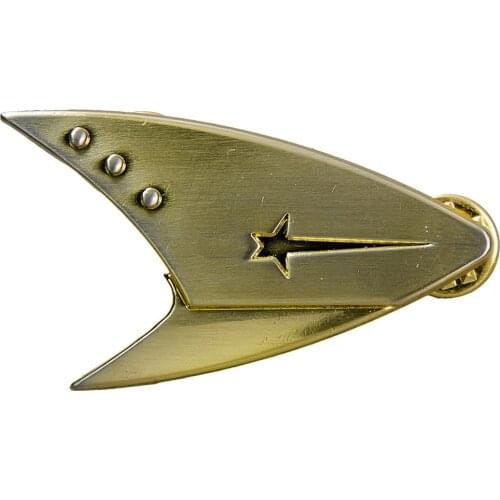 Star Cosplay Trek Badge Discovery Command Metal Badge Pip Pin Insignia Brooch Medical Badge Science Badge Cosplay Gift
