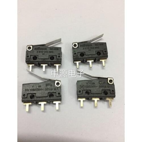Original new 100% micro-motion reset limiting travel switch with handle micro-motion switch swing rod 3pin SD-008 2A 125/250V