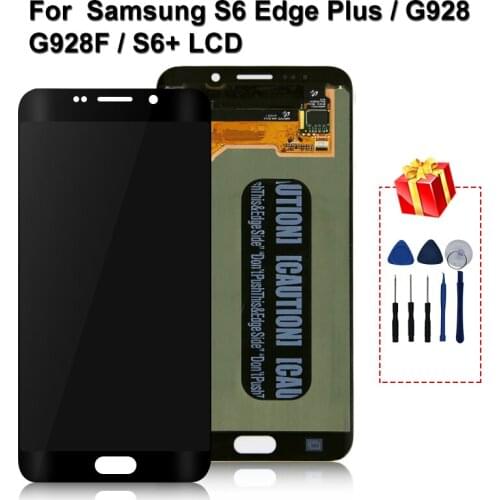 Original For Samsung Galaxy S6 Edge Plus LCD Display Touch Screen Digitizer Replacement Parts For G928 G928F Screen