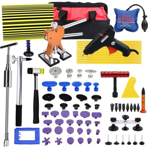 OUTILS ENLEVER LES DENTS SANS PEINTURE OUTILS DE RETRAIT DE DENT ENSEMBLE DE RÉPARATION DE VOITURE TROUSSE D'OUTILS