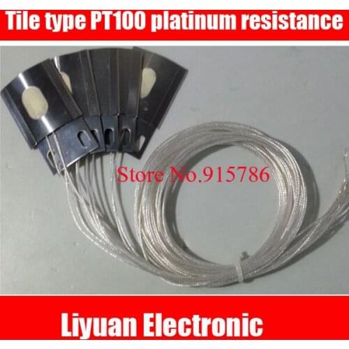 Tile type PT100 platinum resistance / pipe SMD chip thermal resistance / high temperature pipe temperature sensor
