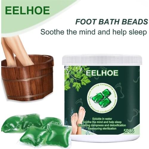 Portable Foot Bath Beads Multipurpose Detox Foot Soak Capsule Practical Foot Care Supplies for Adults ALS88
