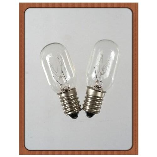 Light bulb 220V5W10W15W screw port installation diameter 14X51mm microwave oven smoking machine special lamp
