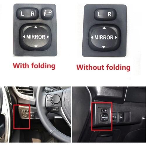 Lofty Richy For Toyota Corolla Camry 14-17 Rear View Mirror Folding Switch Exterior Rear Side Mirror Switch Adjust 84872-52040