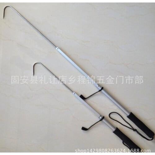 1Pcs 3 Jointed Stretch Fishing Grip Winter Ice Fishing Hook Weapon Stainless Steel tool Useful Accessory