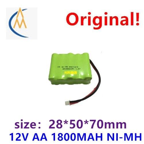 12vaa1800mah single row Ni MH rechargeable battery remote control toy car and ship large capacity and long-lasting 2.54