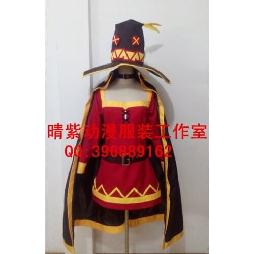 2017 Kono Subarashii Sekai ni Shukufuku wo Megumin Uniforms Cosplay Costume Anime Dress