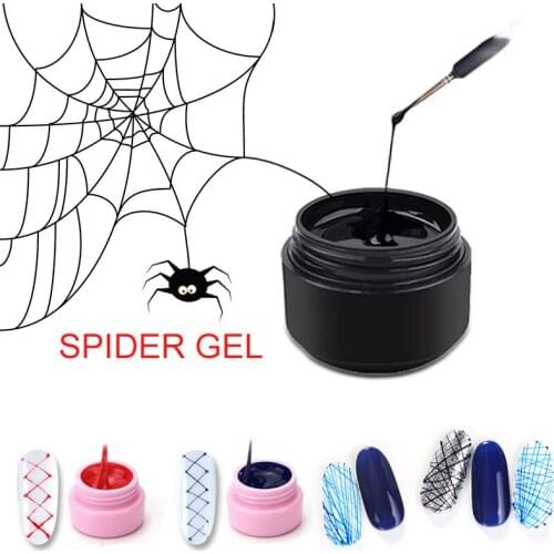 6pcs Lot Spider Gel Nail Polish UV Gelpolish Liner Drawing Nail Gel Lacquer Painting Gels Color UV Gel Set