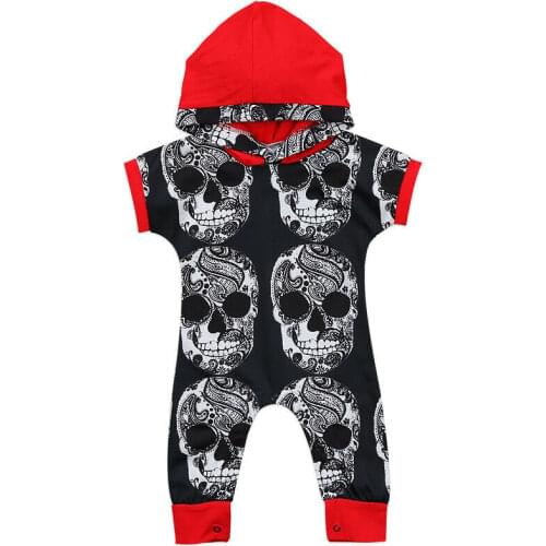 Toddler Infant Baby Boys One-pieces Hooded Romper Jumpsuit Harem Outfits Clothes