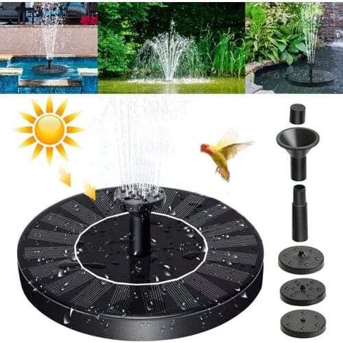 Decorative Solar Water Fountain Floating Solar Fountain Pool Pond Fountain Adult Floats Water Pump Garden Fountain Decoration