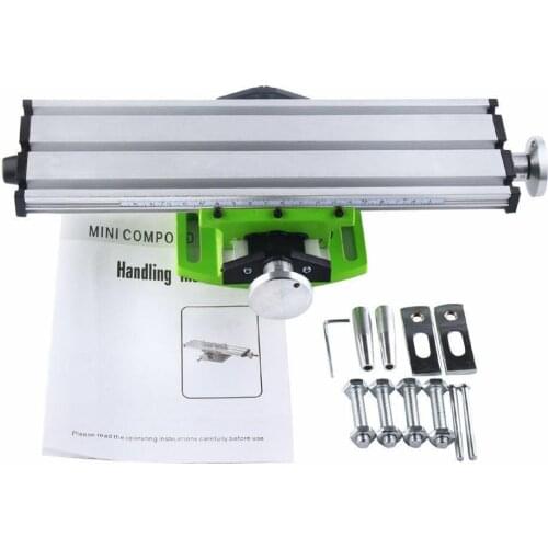 DIY Multi-function Milling Machine Mini Lathe W/ Cross Sliding Table 310*90mm