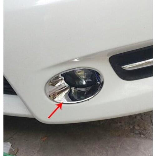 For Nissan Teana 2011 2012 ABS Chrome Front Fog Light Cover Trim Car Styling Auto Exterior Decoration Accessories 2pcs/set