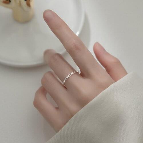 Delicate Jewelry Adjustable ring 2021 New Design Silvery Plating Hot Selling Fashion ring For Girl Fine Accessories