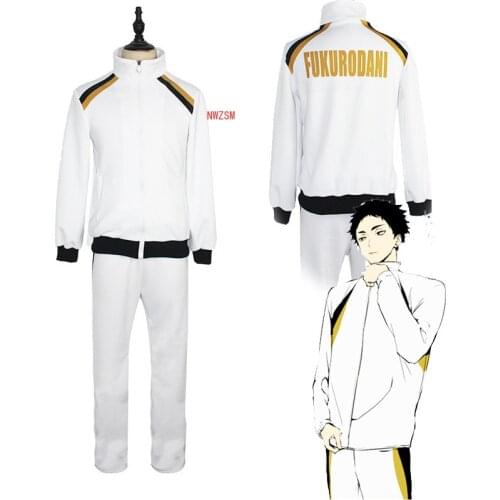 Haikyuu Cosplay Cotume Akaashi Keiji Volleyball Uniform Fukurodani College Shchool Bokuto Koutarou Sportswear Adult Unisex