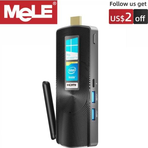 MeLE Mini PC PCG02-27 Intel Celeron J4125 Quad Core 8GB 128GB Windows 10 Pro HDMI 2.0 4K@60Hz Display Gaming Computador SSD