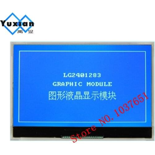 240128 240*128 mini small COG lcd display panel with pin DIP SPI serial gray FSTN black UC1608X LG2401283 lcd display factory