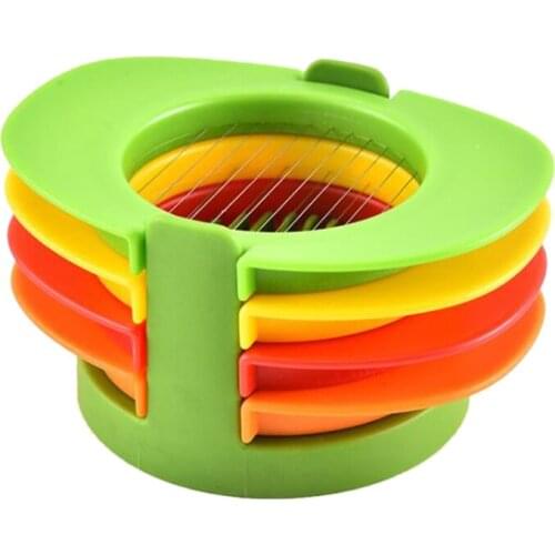 Multifunctional 4 in 1 Egg Slicer,Hard Boiled Egg Slicers with Stainless Steel Cutting Wires,Egg Slicer Cutter