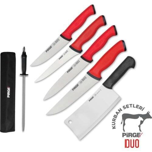 Pirge, DUO Professional Sacrificial Knife Set 6pcs with Bag-Professional Household Knives, Kitchen Knives and Chef Knives-35189