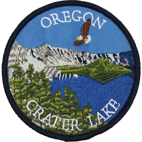 Custom embroidered Patches Hiking clubTravel Badge iron on patch can be customized with your logo design factory direct