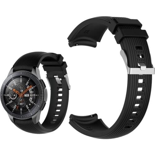 Silicone Watch Band Strap For Samsung galaxy watch 46mm Sport Replacement Bracelet Belt Band 22mm For Gear S3 Frontier/Classic