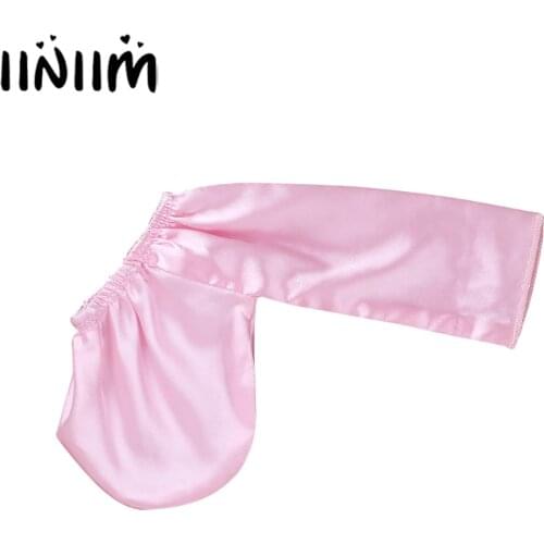Men Lingerie Gay Sissy Shiny Soft Fabric Elastic Open Penis Free Size C-string Bikini Briefs Breathable Underwear Underpants