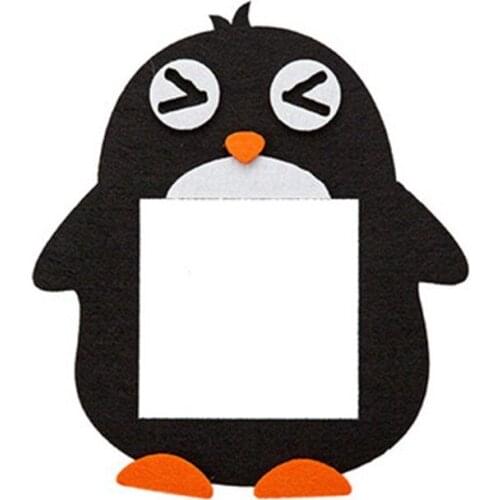 1Pcs Cute Animal Pig Dog Felt Hollow Cartoon Living Room Decor 3D Wall Felt on-off Switch Light Switch Outlet Wall Sticker