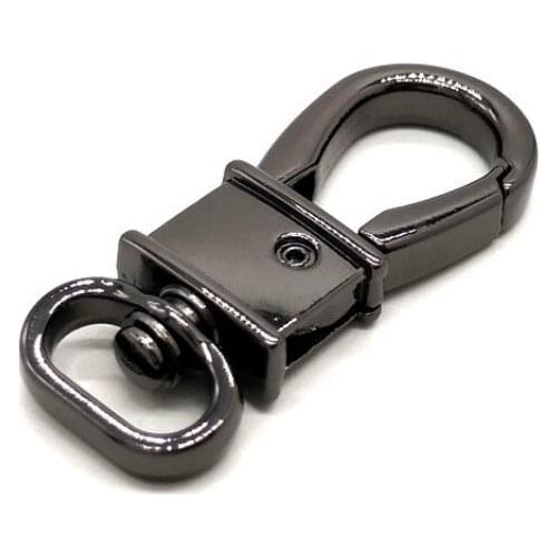 14mm Dog Buckle Metal High-grade Rotating Hook Car Keychain Metal Swivel Diy Craft Backpack Bag Parts Hook Accessories