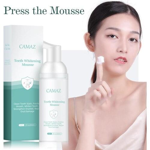 2021 Toothpaste Mousse Cleaning Teeth Fresh breath quickly Remove Tooth Stains Whitening Teeth Foam Toothpaste Hygiene Nursing