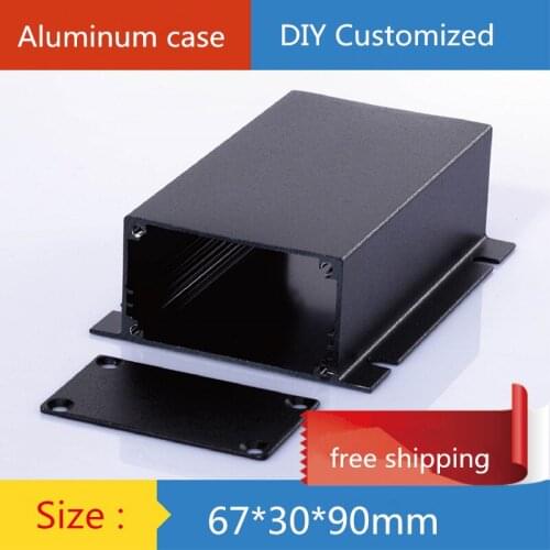 CASE 67*30*90mm Mini aluminum amplifier chassis/Shielding box/Power Converters/Instrumentation case/AMP Enclosure/case/DIY box