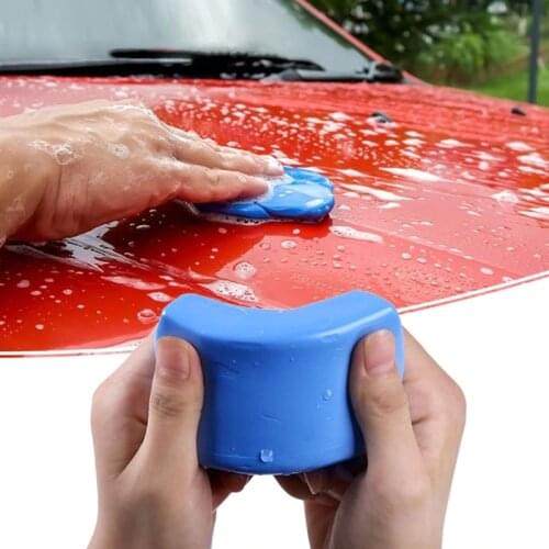 100g Automotive Clay Cleaner Paintless Clay Bar Car Glass Mirror Surface Debris Rust Cleaning Tool