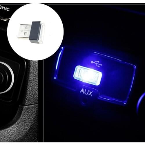 Car Universal USB LED Decorative Light Auto Parts for BMW 1 2 3 4 5 6 7 Series X1 X3 X4 X5 X6 325 328 F30 F35 F10 F18 GT E36 E3